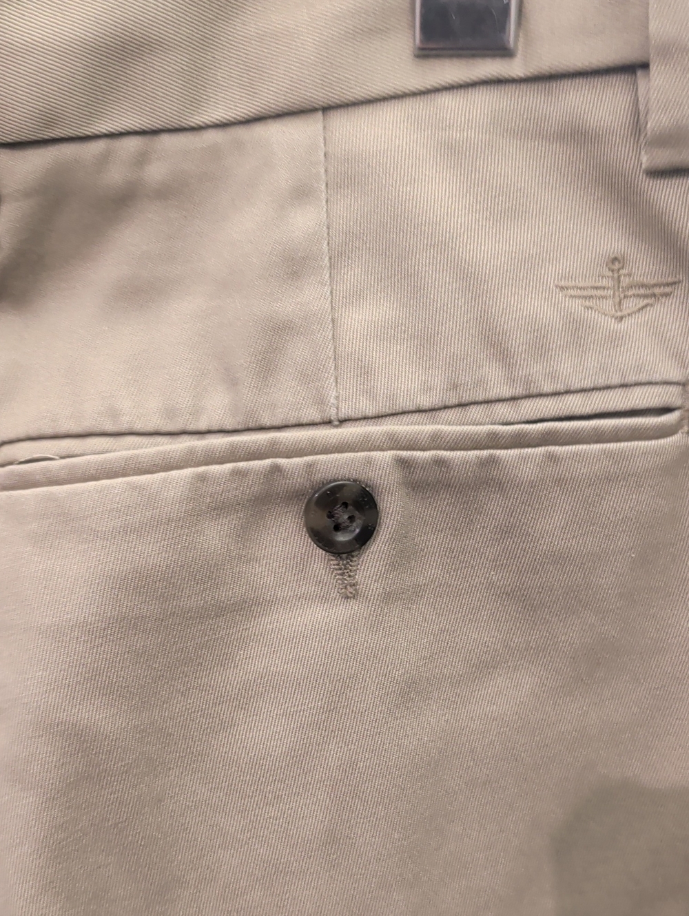 Dockers Men's Light Khaki Straight Fit Flat Front Chino Pants Size 32x30 - Picture 6 of 11